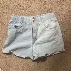 Forever 21 Light Wash Jean Shorts